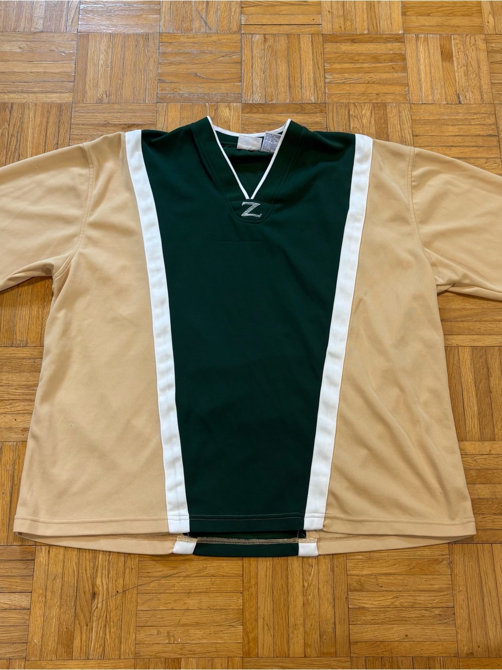 Vintage Jerzees Multi Panel Colorblock Athletic Shirt